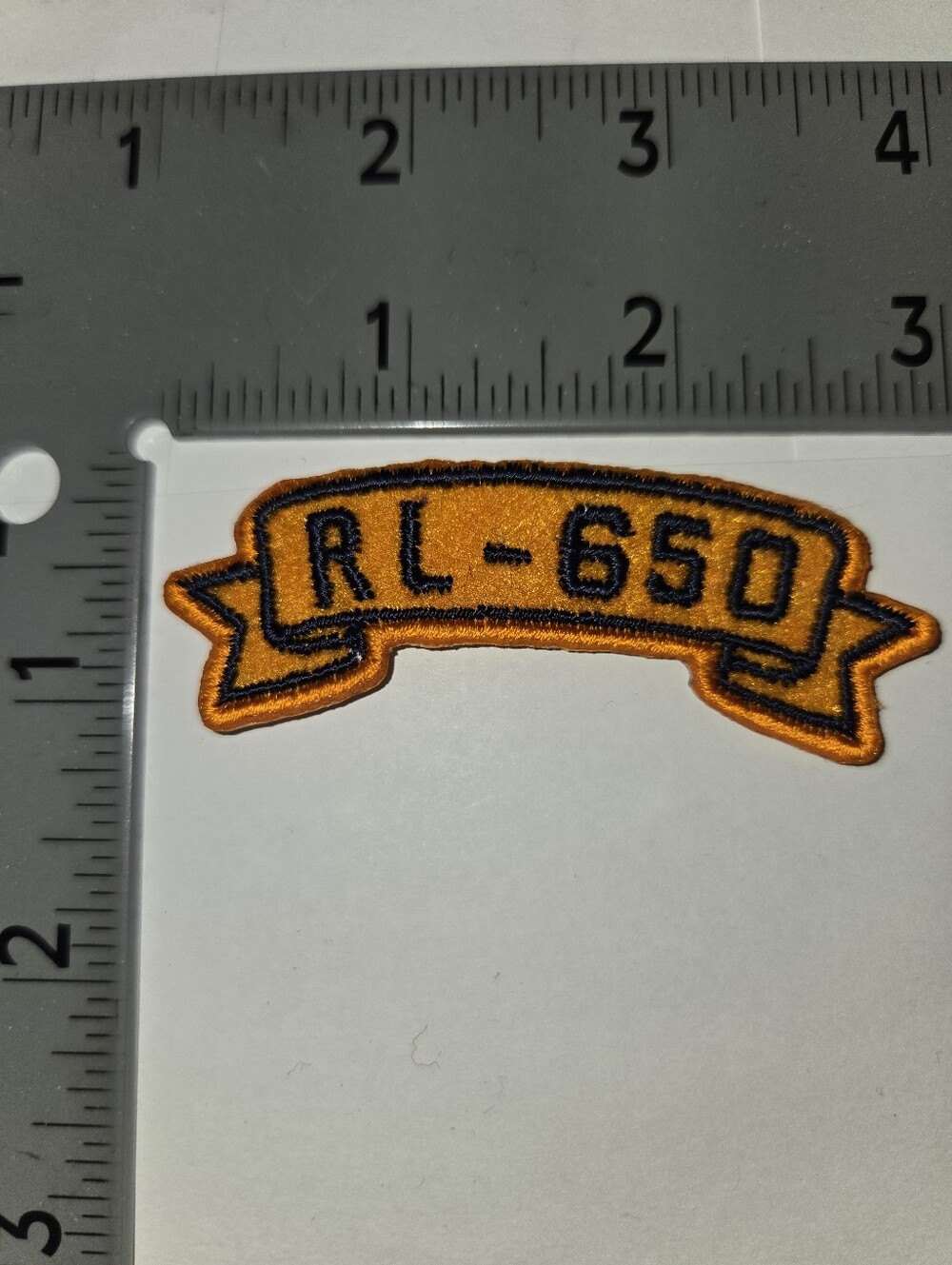 Polo Ralph Lauren RL-650 Orange Embroidered Patch